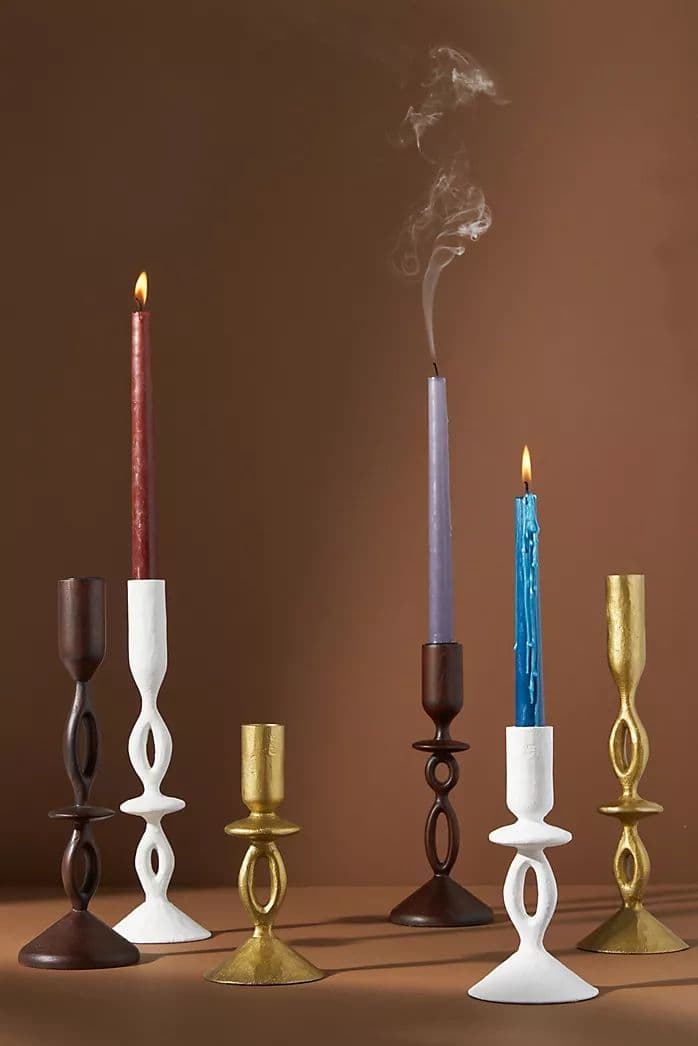 Heritage Taper Candlestick Set handcrafted Home Decor by J.S. CRAFT