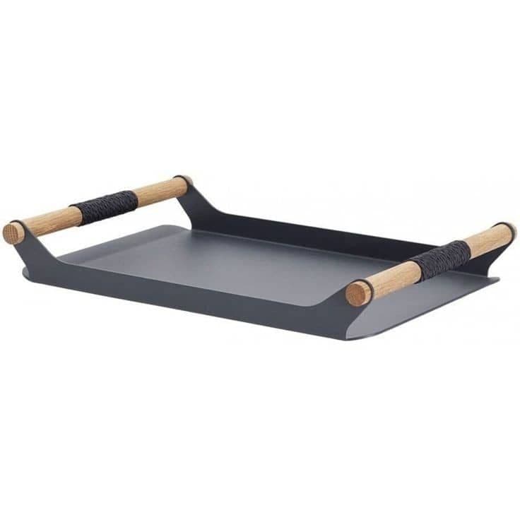 Signature Wood Handle Tray handcrafted Serveware by J.S. CRAFT